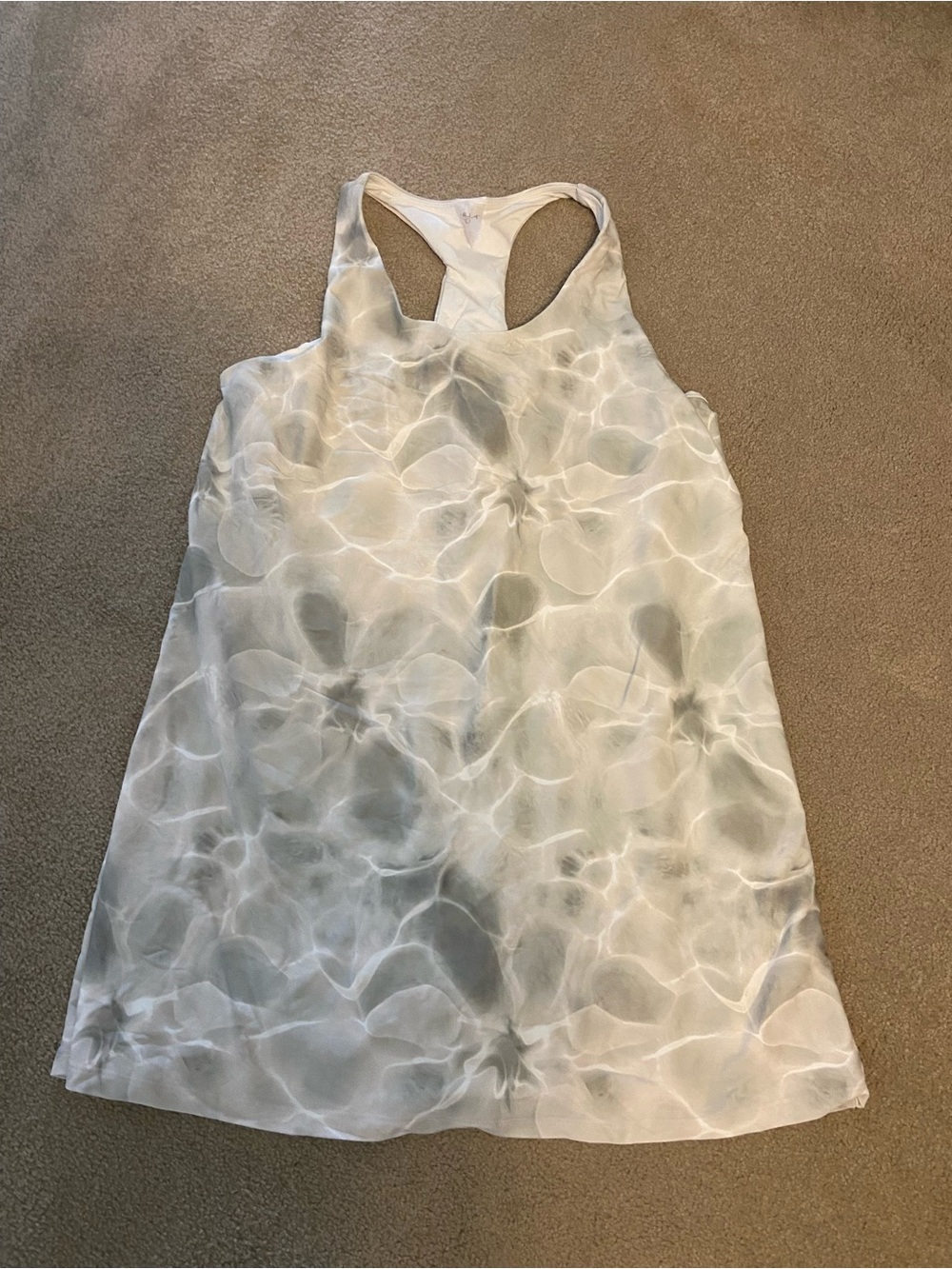 Calia Cream Sleeveless Scoop Neck sport dress